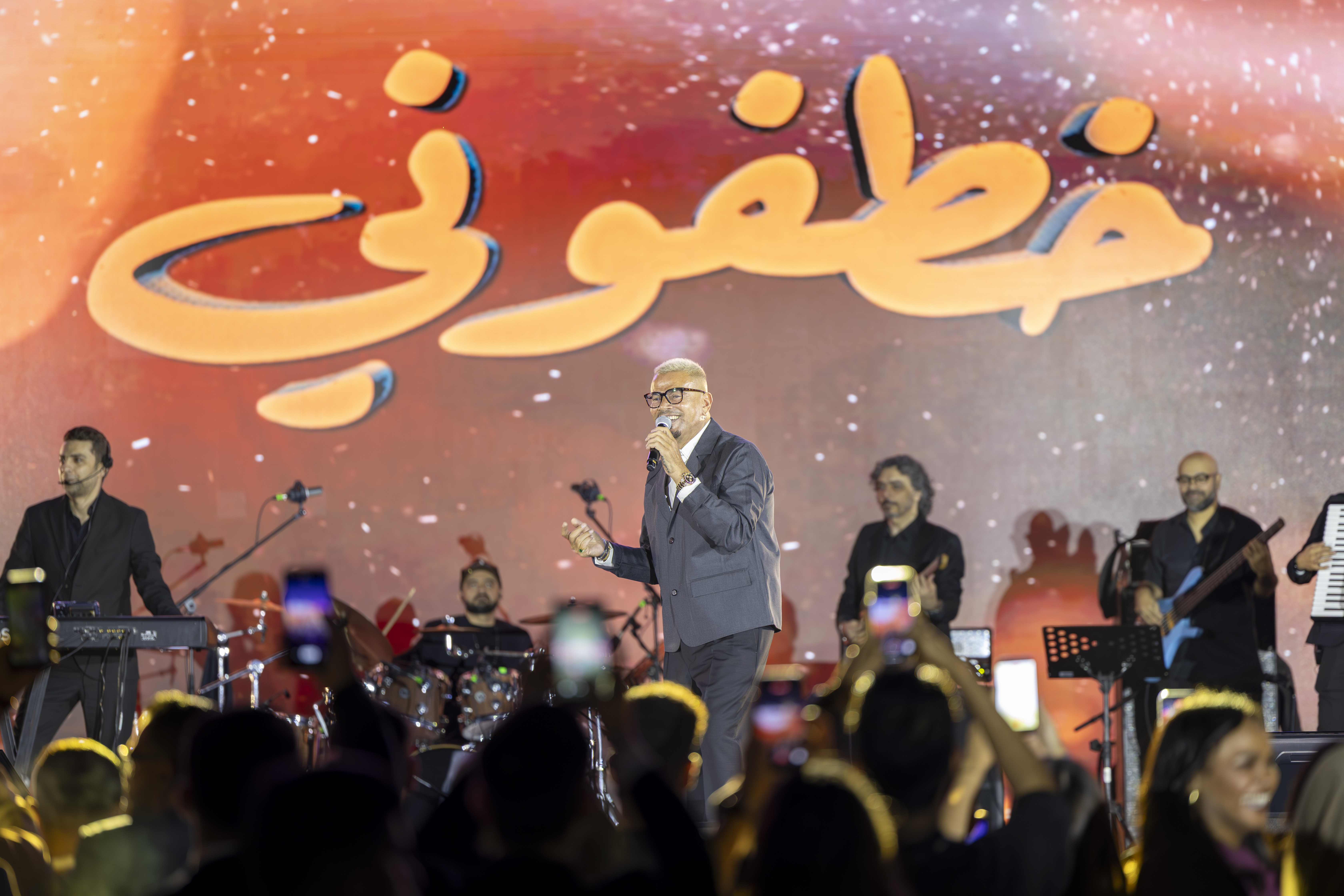Amr Diab performing at ONE Residence launch in Abu Dhabi